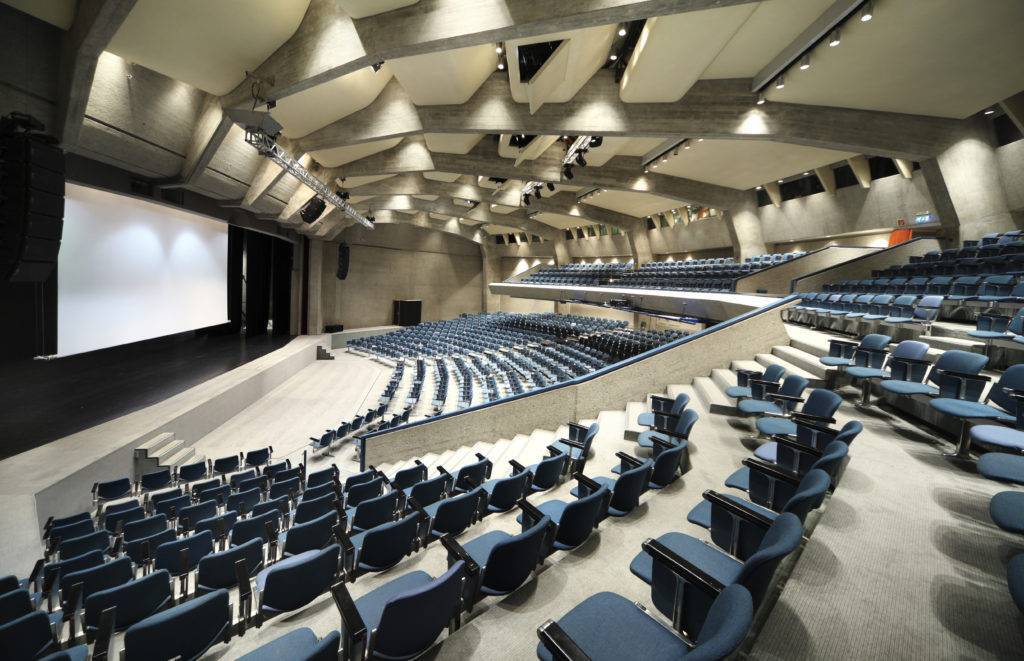 empty conference centre auditorium
